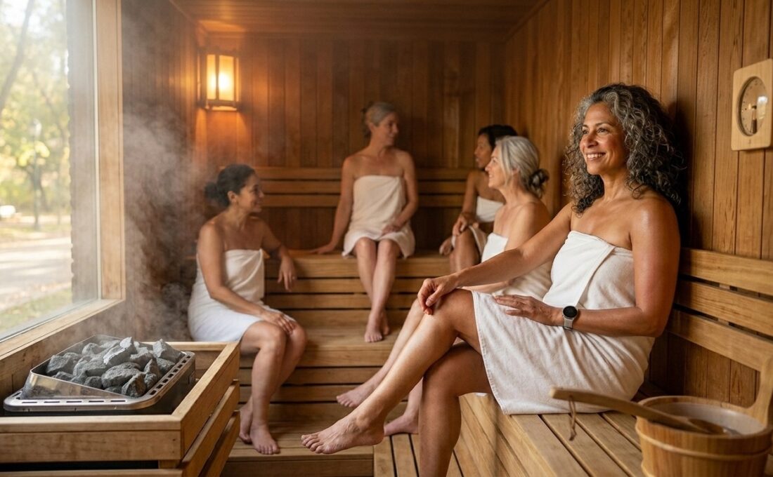 Sauna En Menopausia: Beneficio Cardiovascular 40+ 2 Sauna